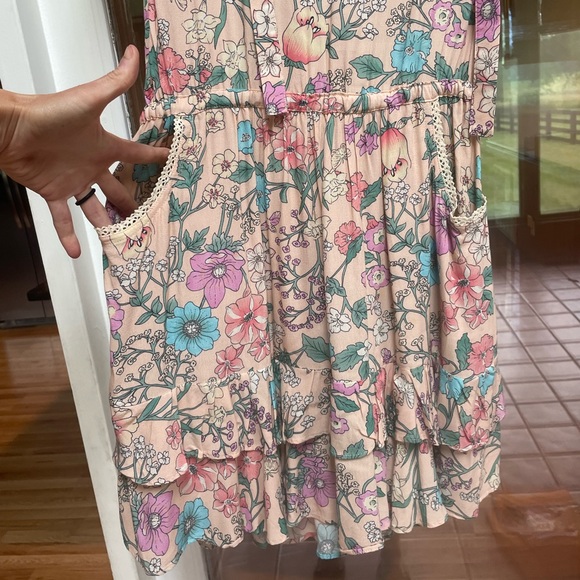 SOLD—-Spell & The Gypsy Floral Frill Dress XS, EEUC - Picture 5 of 16